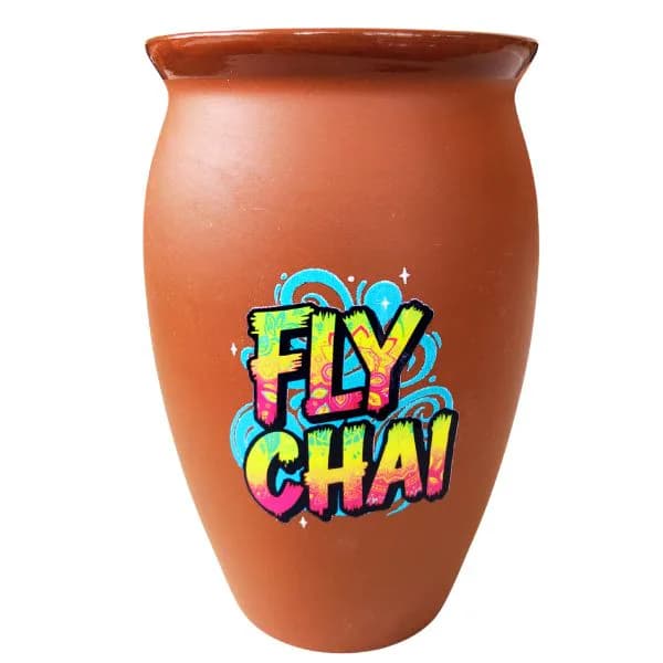Fly Chai Kulhad: Traditional Clay Cup image 1