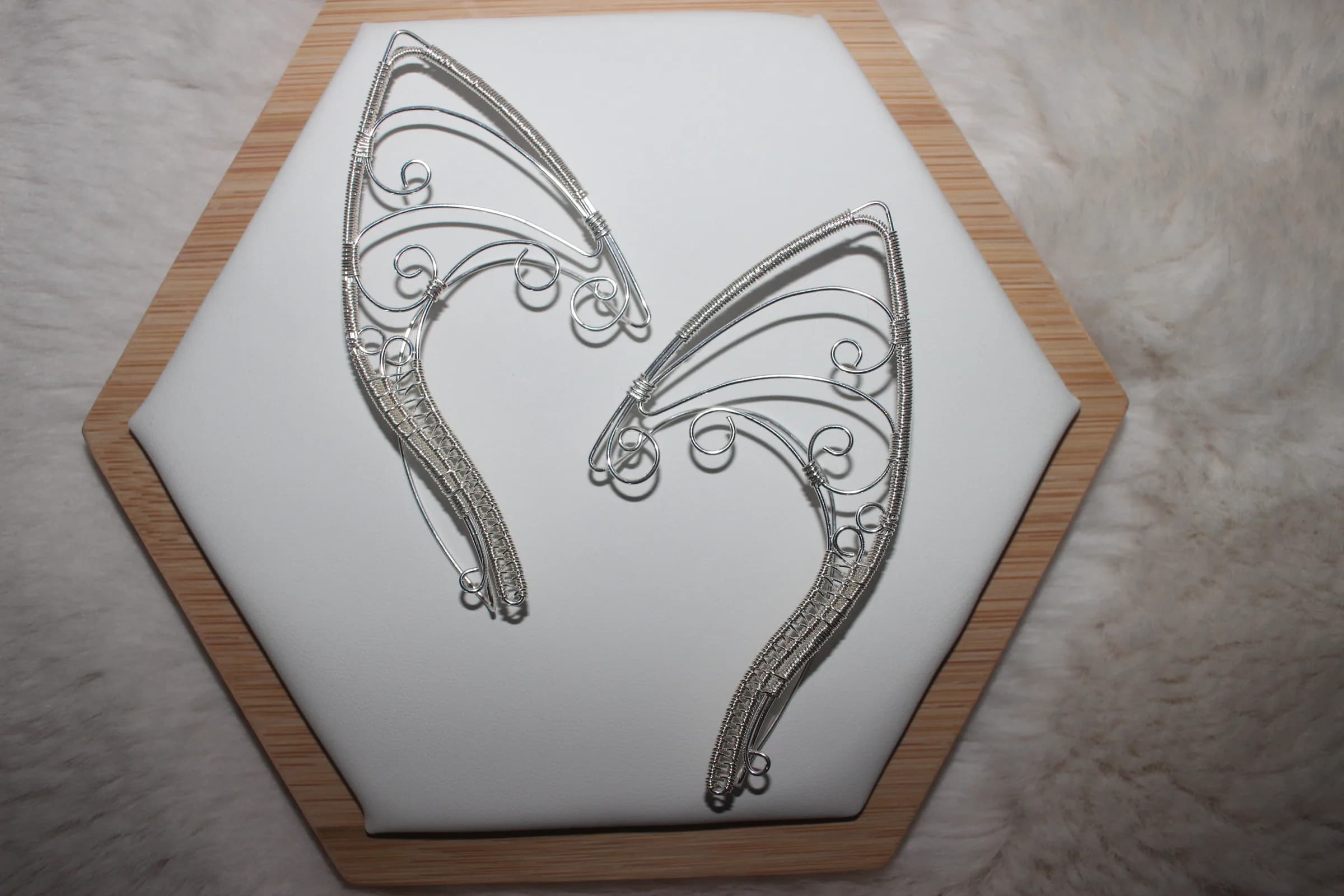 Elf Ear Cuffs Silver Filled image 1