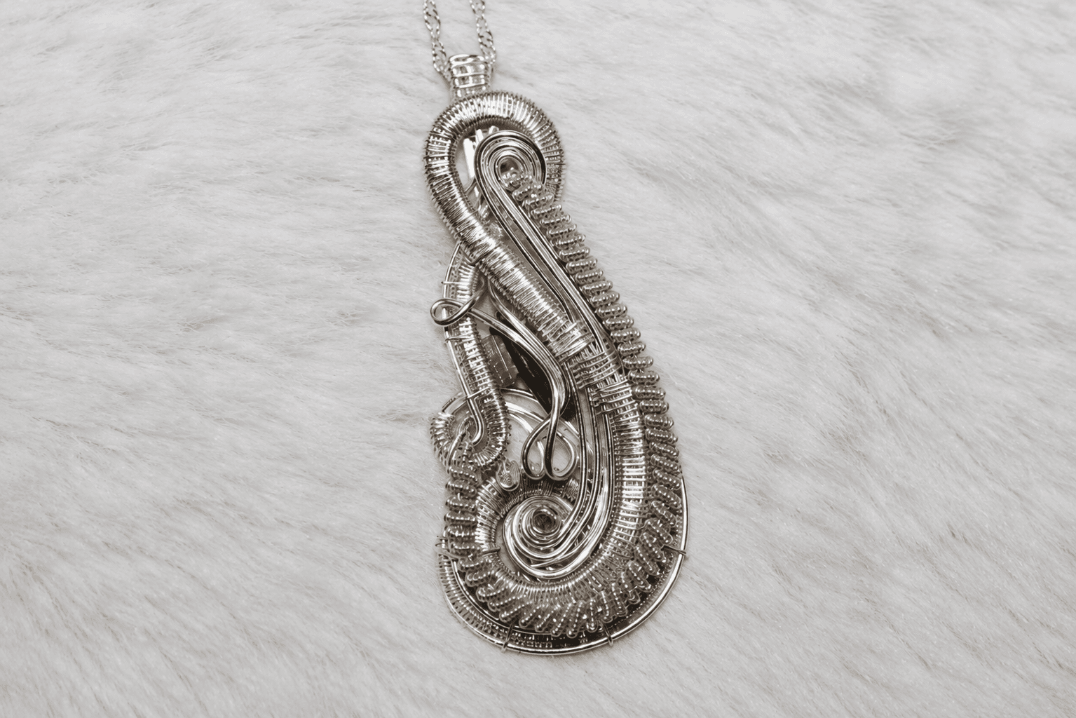 Multi Tourmaline Necklace Silver Filled image 1