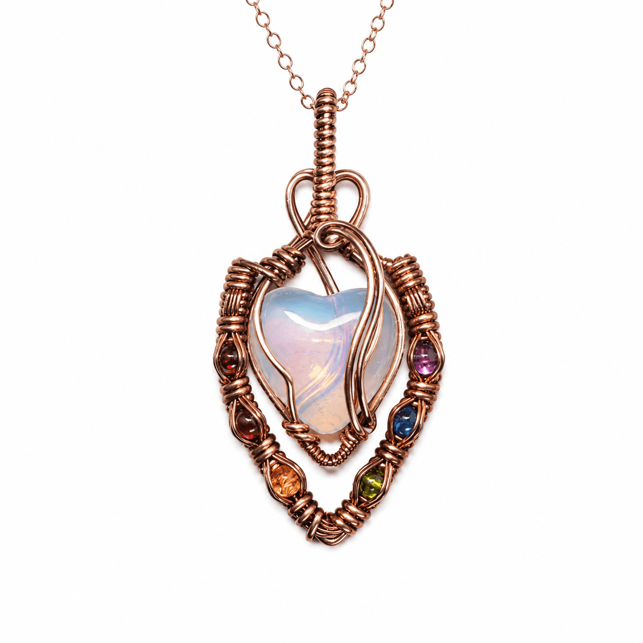 Opalite Necklace Copper image 1
