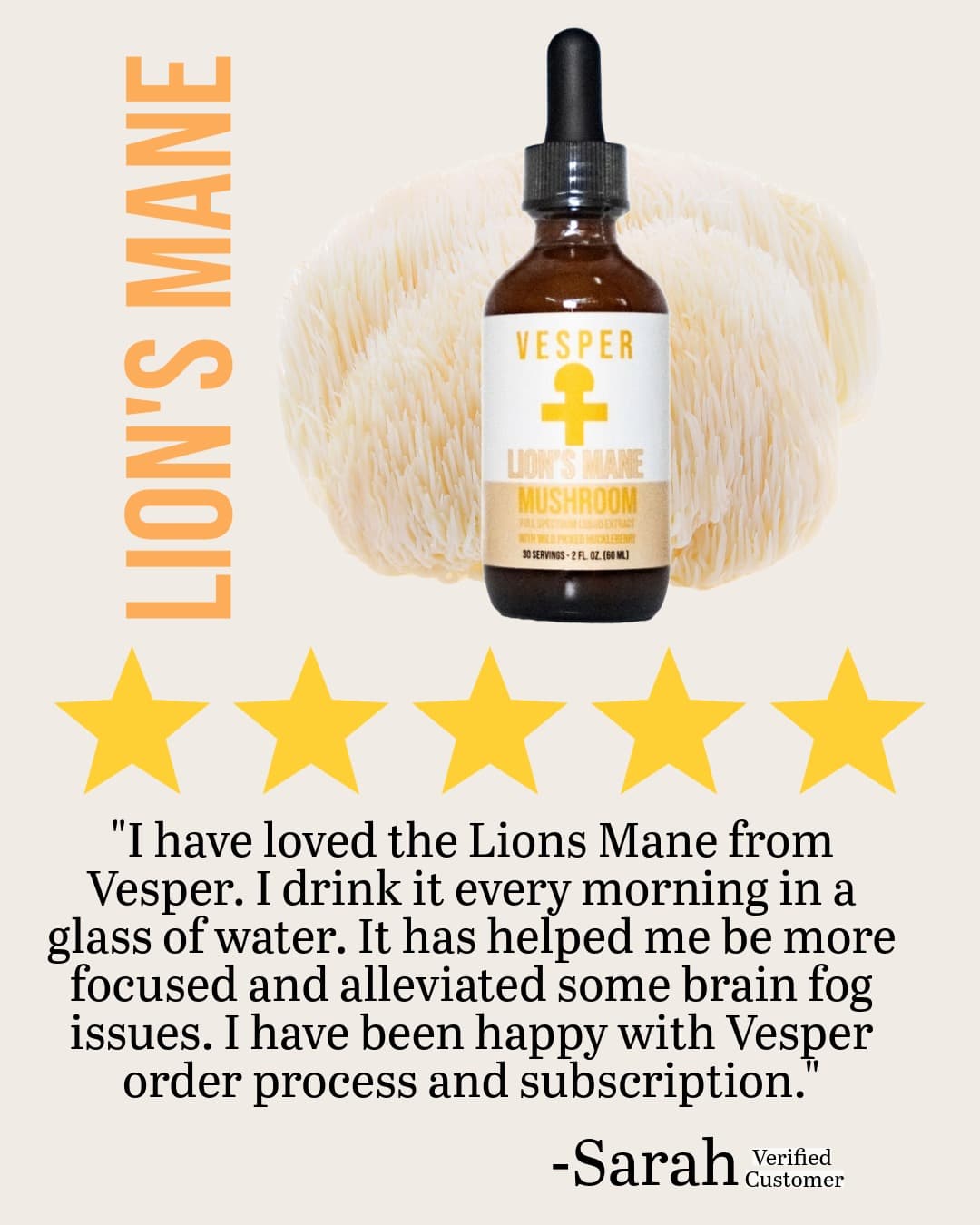 Lion's Mane Extract (2 oz, 30 servings) image 2