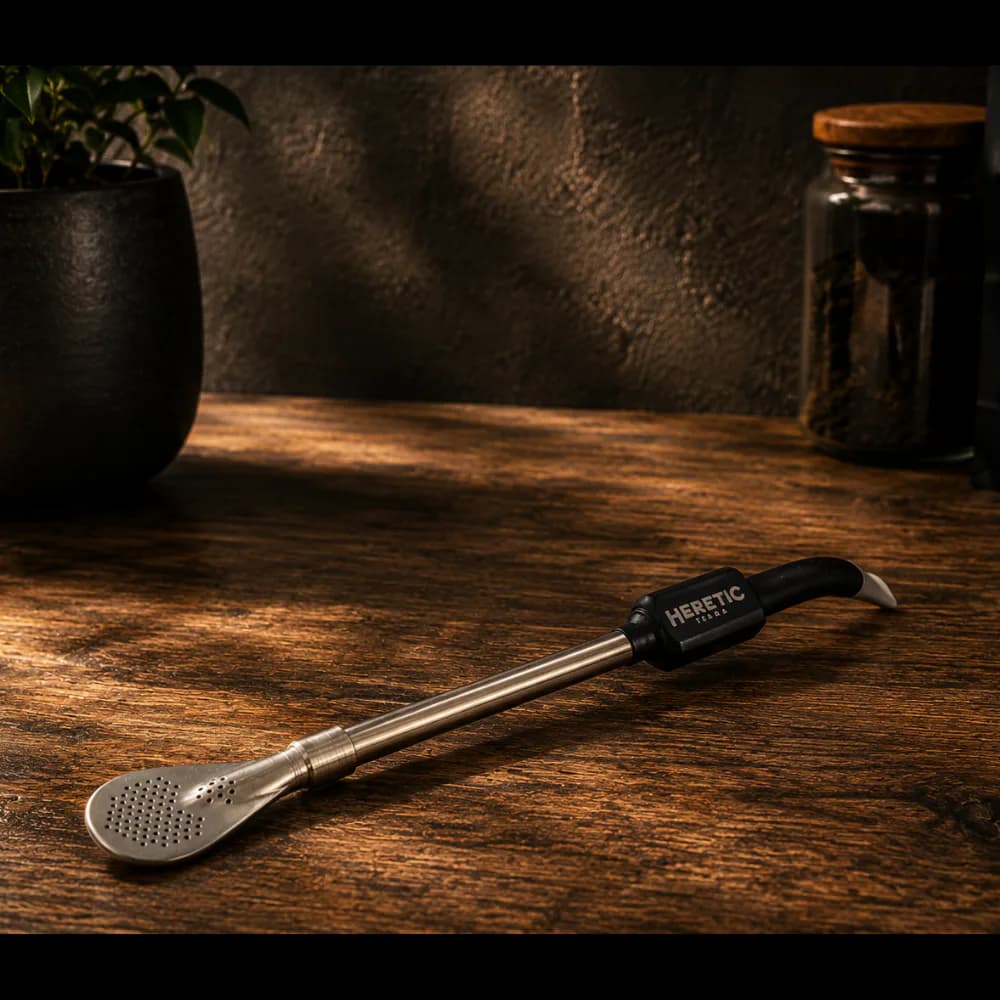 Stainless Steel Bombilla (filtered Yerba Mate straw) image 1