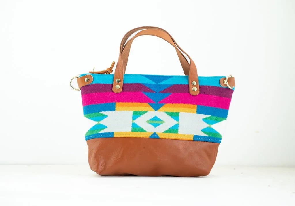 Bitsy Purse in San Gabriel Blue Wool