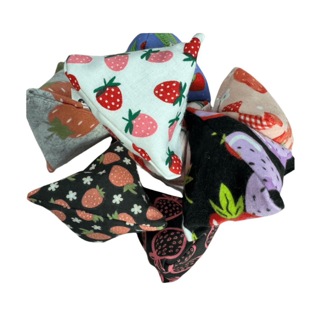 Strawberry Catnip Cat Toy Happy Sack image 1