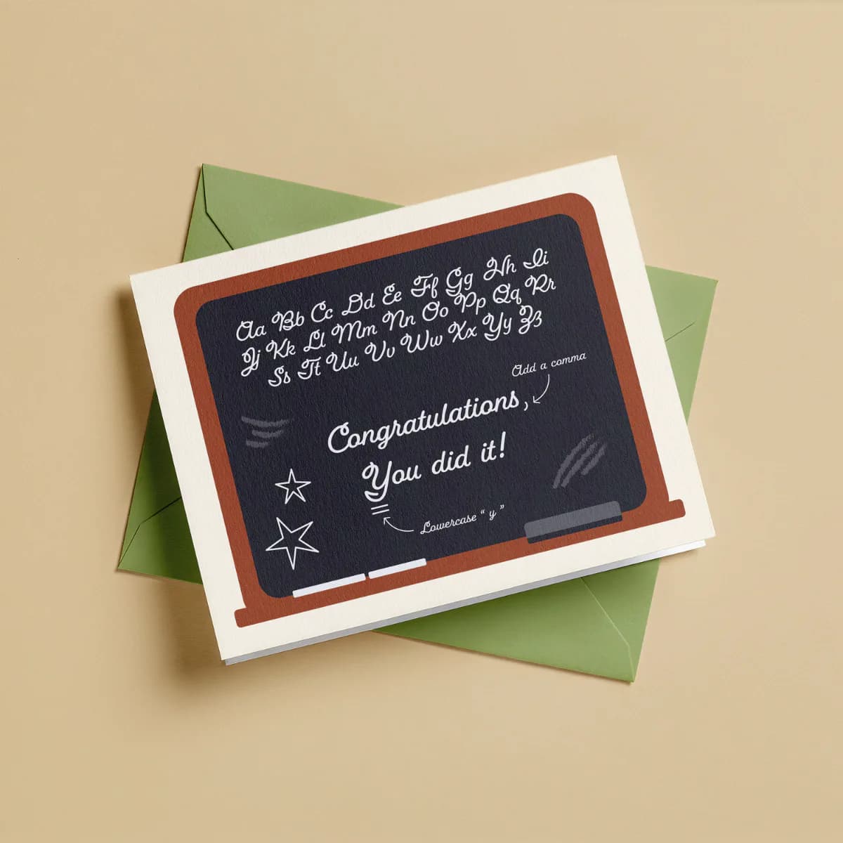 Chalkboard Graduation Card image 1