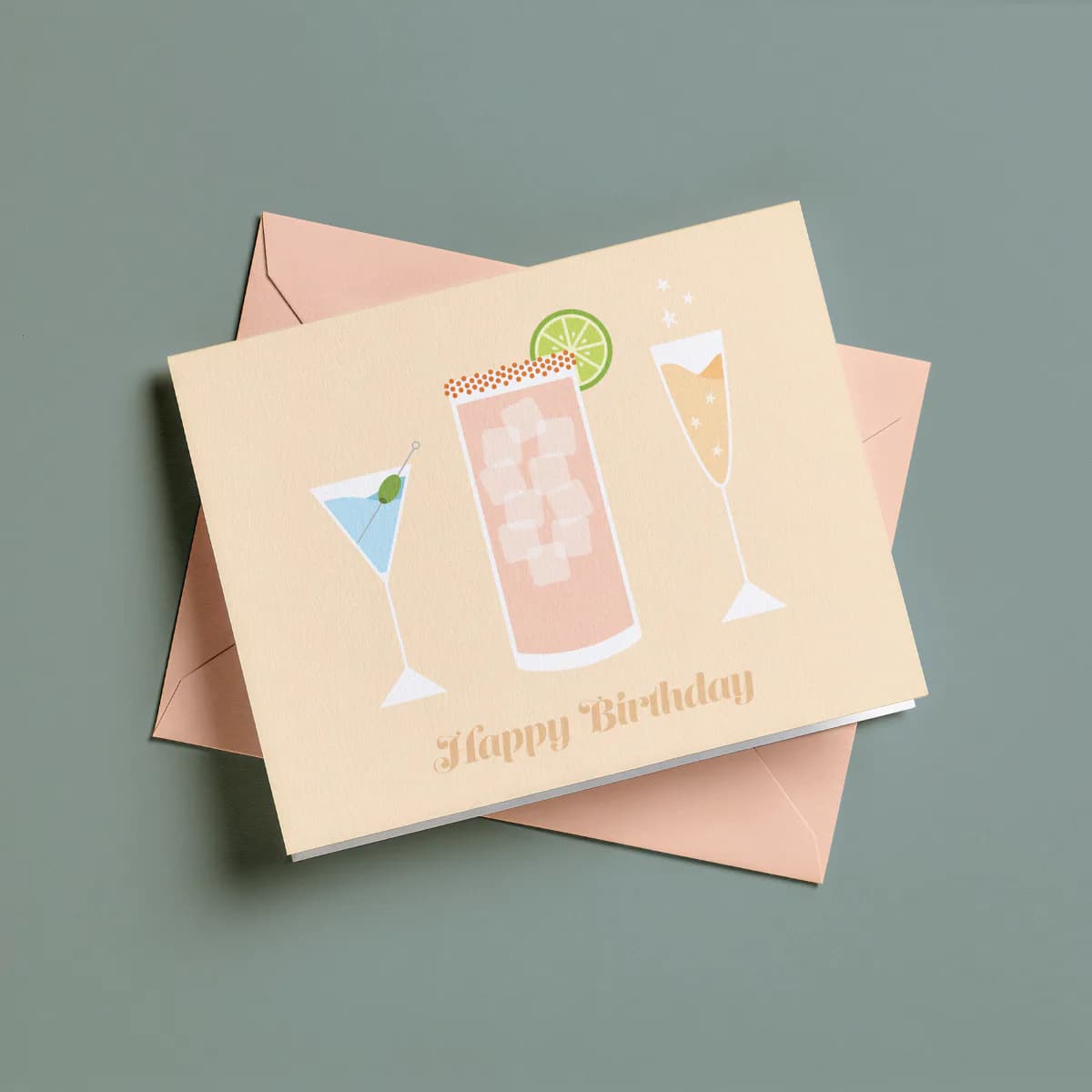 Birthday Drinks Card image 1