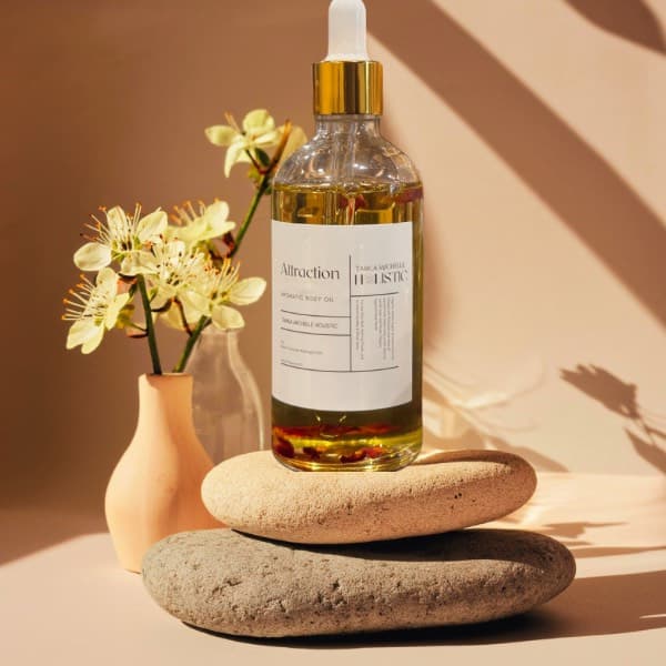 Botanically Infused Body Oil — Airy (Unscented, 3oz Dropper) image 1